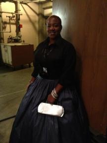 Shannita Williams (LA Opera's Associate Director of Communications, Social Media): Opening night of "I Due Foscari" at LA Opera (photo by Gail Eichenthal)