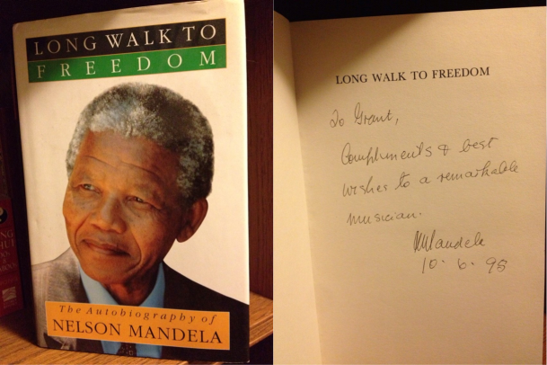 Grant Gershon - Nelson Mandela autograph